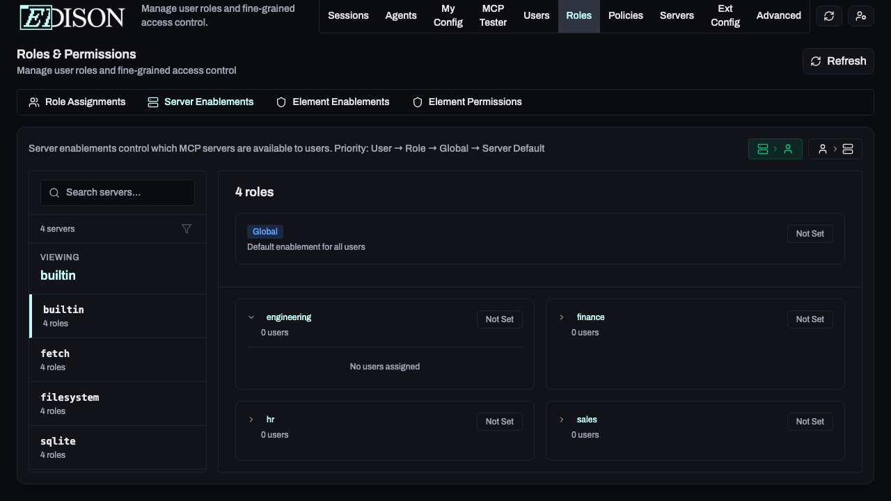 Server enablements expanded